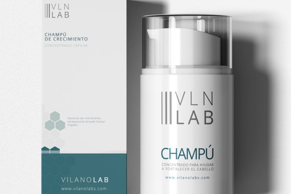 Hidratación del pelo - Imagen del champú Vilanolab, el cual ayuda a hidratar y fortalecer el cabello