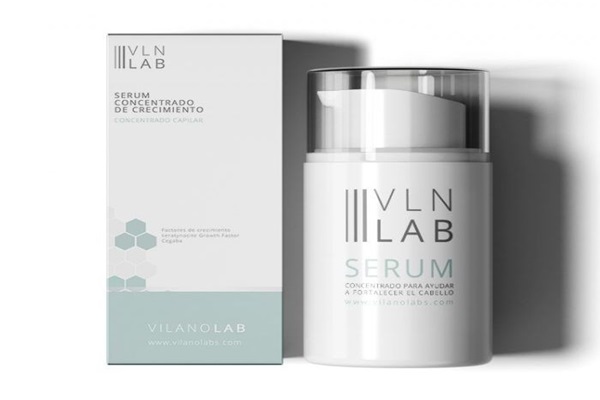 Imagen del sérum Vilanolabs, el cual brinda una máxima hidratación al pelo y regenera la fibra capilar