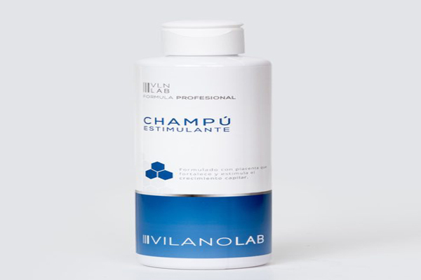 Champús para crecer el pelo - Presentación disponible del champú estimulante de Vilanolab para redensificar y fortalecer profundamente el pelo