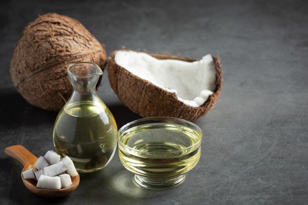 Jarra de aceite de coco