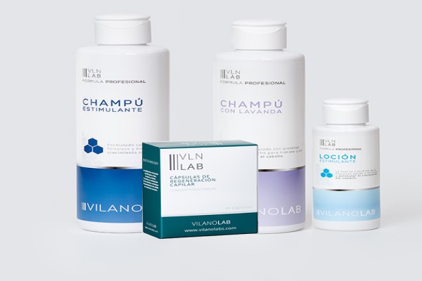 Champú para la caída del cabello - imagen de los productos vilanolab para la caída del cabello